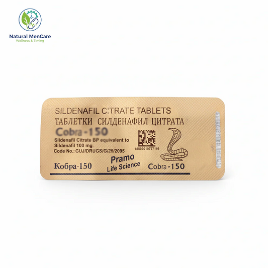 Bl@ck Cobr@ 150mg 10x Tablets For Men  Combatic Indian